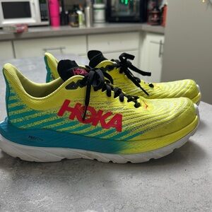 Hoka Shoes - Yellow and Blue